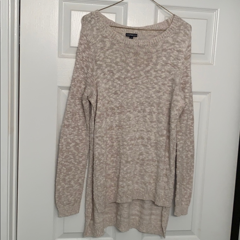 Express high slit sweater
